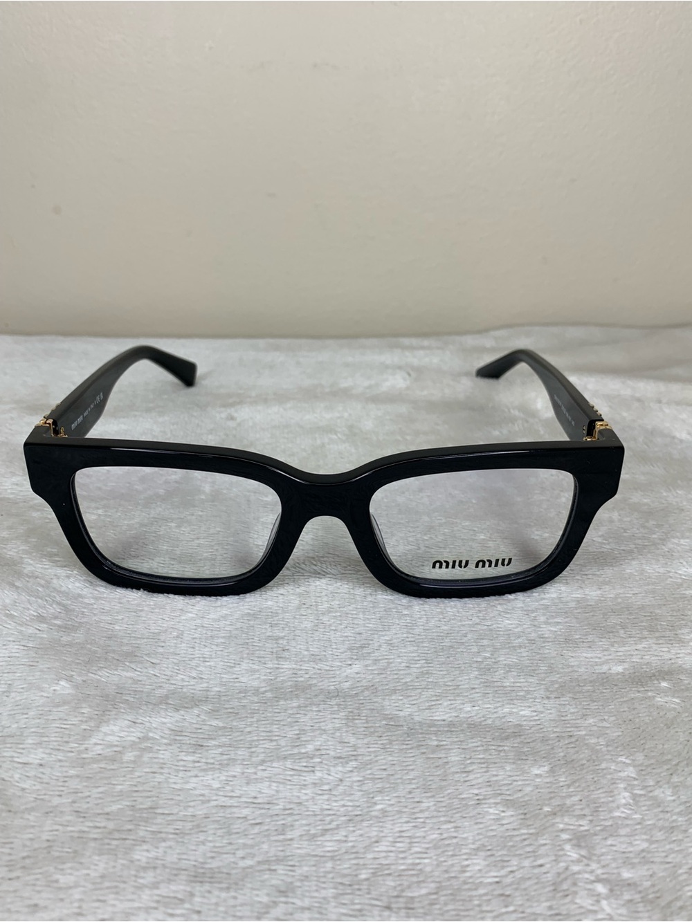 Mint Condition Miu Miu 02YVF Eyeglasses 16K1O1 Black  Sunglasses